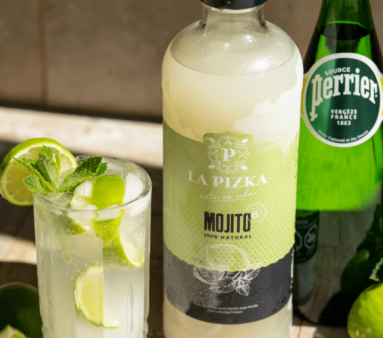 La Pizka lanza el nuevo Mojito 100% natural