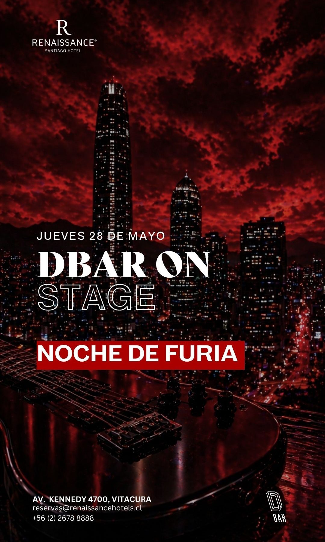 Noche de furia en D-BAR Stage